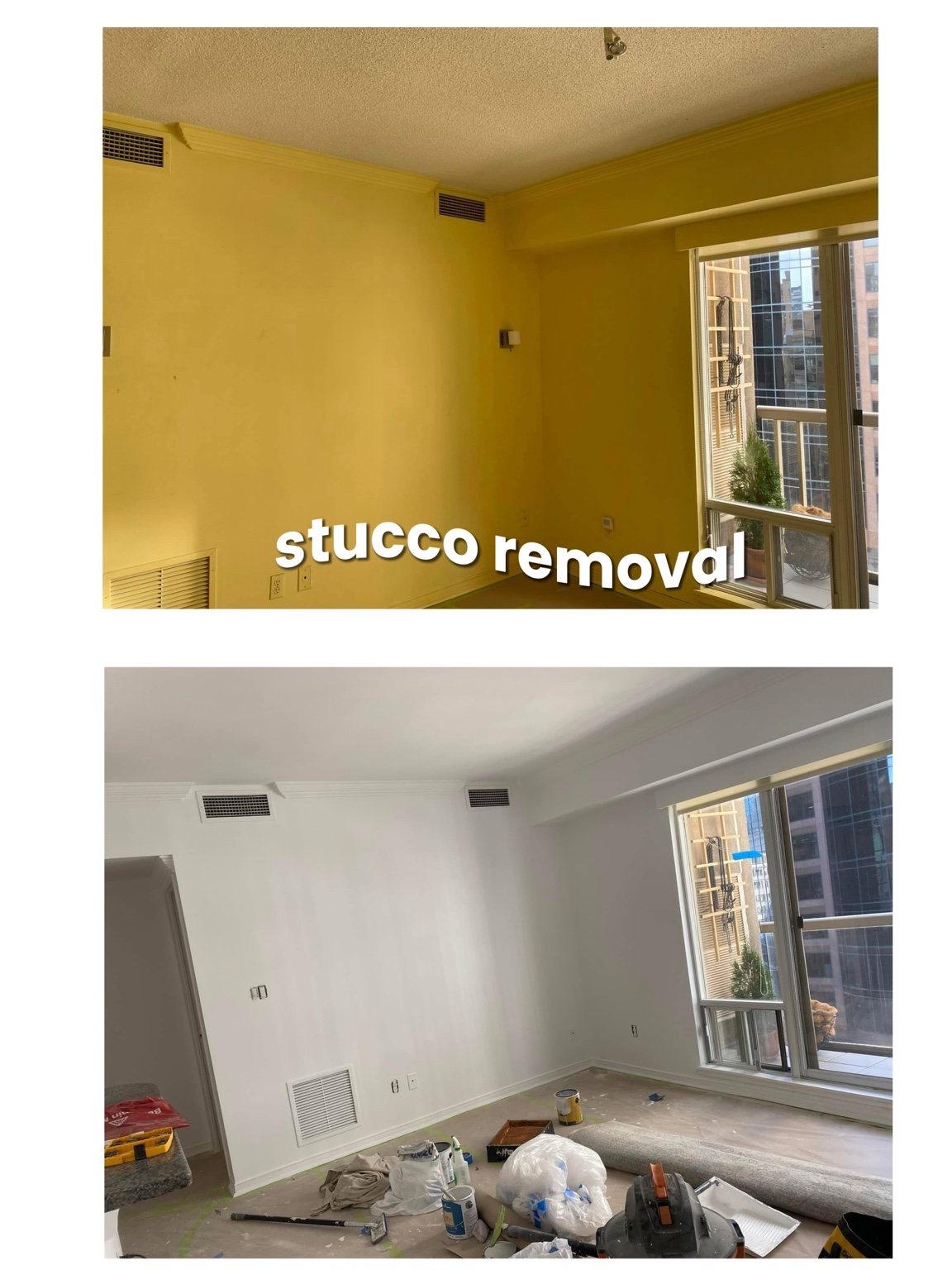 Drywall, Taping & Stucco Removal project 5
